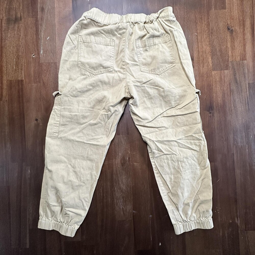 Indigo Rising Cargo Jogger Pants Womens Medium Khaki Elastic Waist PW2003062